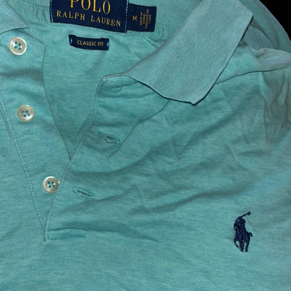 Polo by Ralph Lauren Green Polo Classic Cotton Pique